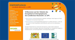 Desktop Screenshot of energiebuero-neumarkt.de