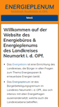 Mobile Screenshot of energiebuero-neumarkt.de