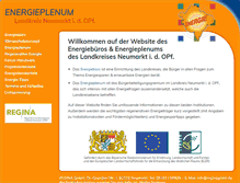 Tablet Screenshot of energiebuero-neumarkt.de